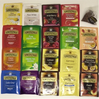 สินค้า 🍃Twinings tea 🔥ถูกที่สุด 🔥ชาทไวนิงส์ ชาอังกฤษแท้ 100% แยกขายเป็นซอง คละรสได้