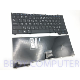 DELL Keyboard คีย์บอร์ด DELL LATITUDE 12 7000 E7240 E7440 E7420D ไทย-อังกฤษ