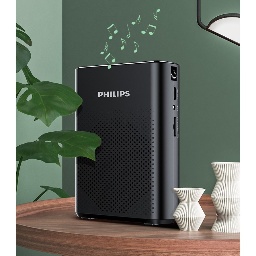 philips-sbm200-ลำโพงสำหรับพร้อมไมโครโฟนมีสายการเรียนการสอนชุดหูฟังมัลติฟังก์ชั่นระดับพิเศษแบบพกพาลำโพงขนาดเล็ก