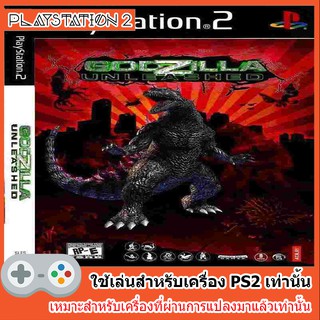 แผ่นเกมส์ PS2 - Godzilla Unleashed