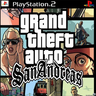 แผ่นเกมส์ [PS2] (สินค้ารับประกัน) Grand Theft Auto San Andreas  [USA]  [ มีสูตรกดแถมให้ด้วย]