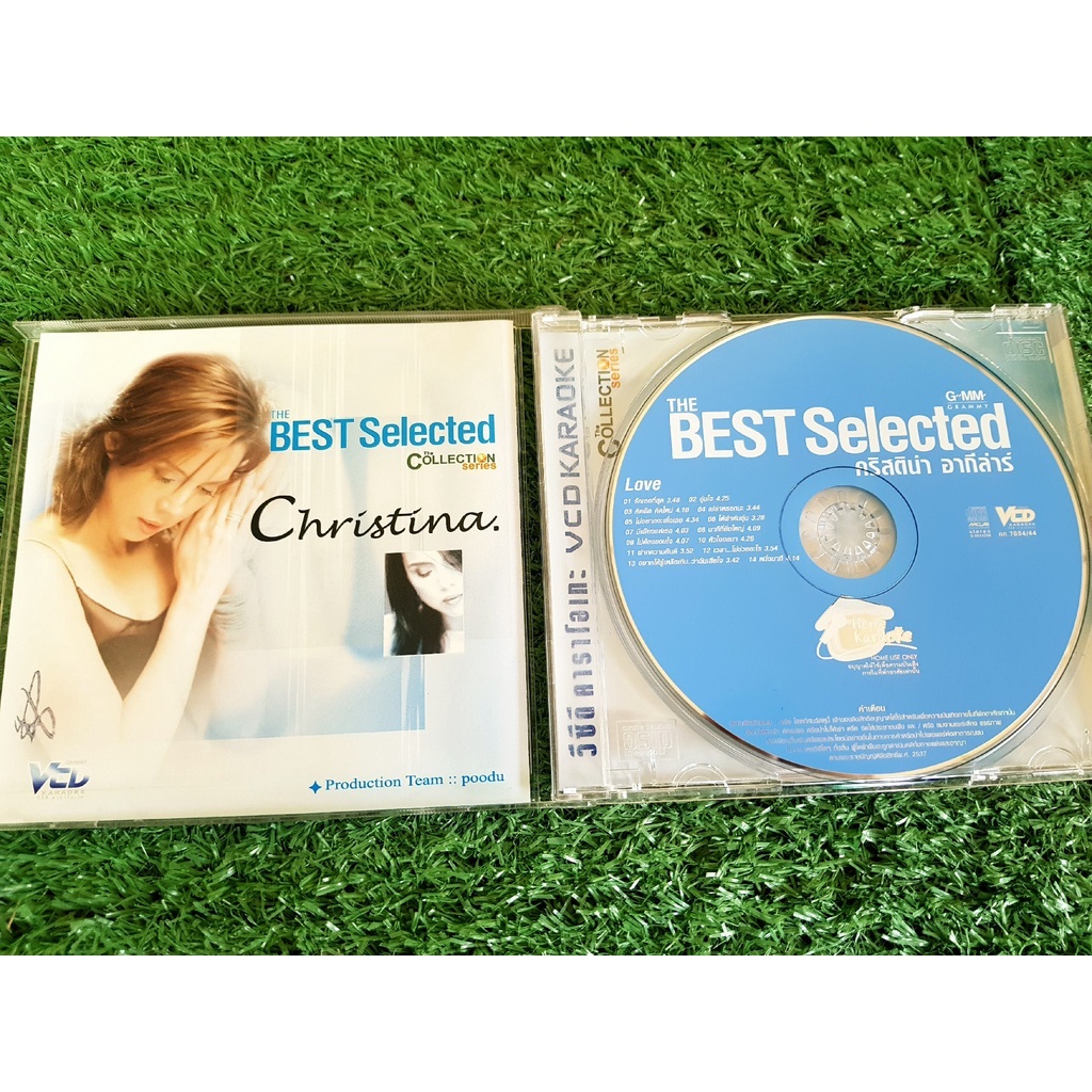 vcd-แผ่นเพลง-ปกสีฟ้า-the-best-selected-คริสติน่า-อากีล่าร์