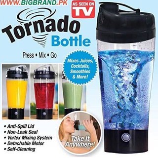 Tornado Auto Stirring Bottle แก้วปั่นอัตโนมัติรุ่น Press-Mix-Go