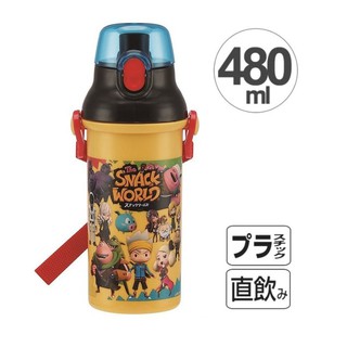 กระติกน้ำแบบยกดื่ม ลาย เกมส์ Snack world ความจุ 480 ml แบรนด์ Skater สินค้า Made in Japan นำเข้าจากญี่ปุ่นแท้ค่ะ