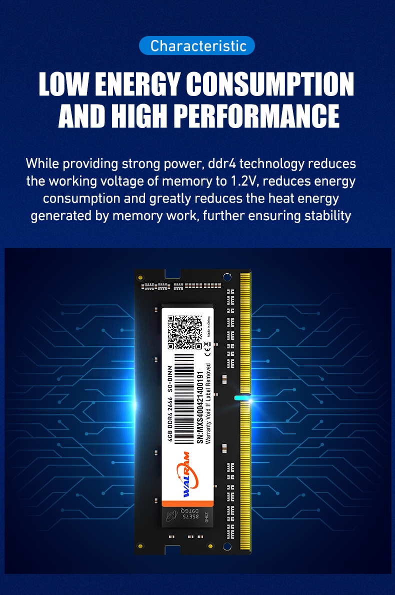 Walram หน่วยความจําแล็ปท็อป โน้ตบุ๊ก DDR4 8GB 4GB 2400Mhz 2133 2666Mhz ...