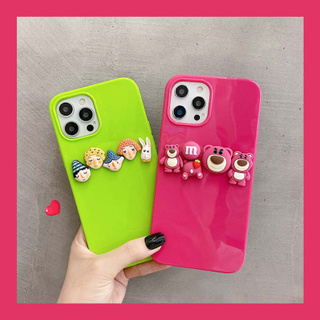 เคสไอโฟน7พลัส 3D cartoon Apple 11 silicone soft case iPhone 12 mobile phone case iPhone 12promax เคสไอโฟนX iPhone 7plus I8 + IXR protective case