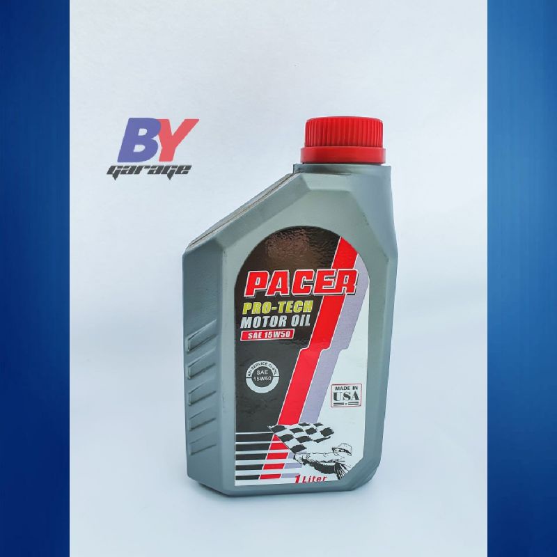 น้ำมันเครื่อง-pacer-pro-tech-motor-oil-sae-15w50-น้ำมันเครื่องคุณภาพจากอเมริกา-made-in-usa-1-ลิตร