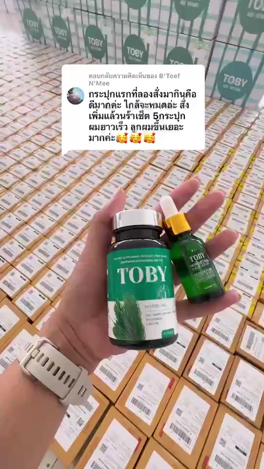 toby-horsetail-ผมร่วง-ผมบาง-ล้าน-วิตามินบำรุงผม