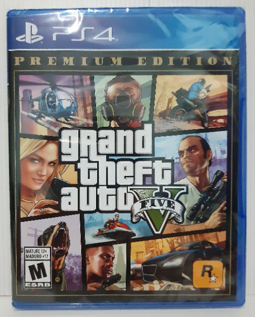 ภาพหน้าปกสินค้า(มือ 1) PS4 : GTA V / Grand Theft Auto V : Premium Online Edition (Z.1/Eng) จากร้าน akesilanser บน Shopee