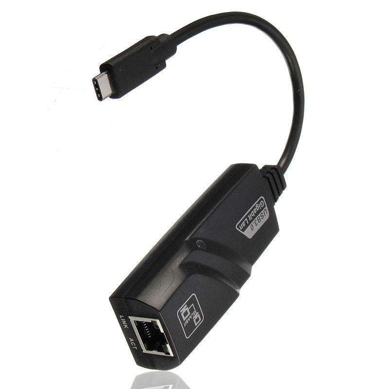 ภาพหน้าปกสินค้าสายแปลง USB Type C USB 3.1 to RJ45 Gigabit Ethernet 1000Mbps LAN Network Adapter จากร้าน lorsou บน Shopee