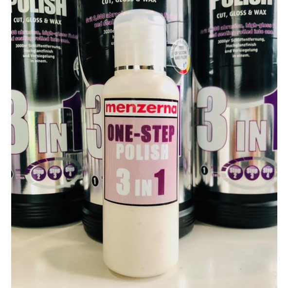 Menzerna 3in1 - น้ำยาขัดเคลือบ 3 step ในตัวเดียวกัน (ขวดแบ่ง) | Shopee ...