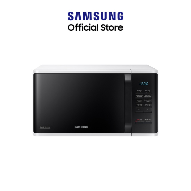 ภาพหน้าปกสินค้าSamsung ซัมซุง เตาอบไมโครเวฟ อุ่นอาหาร ความจุ 23 ลิตร รุ่น MS23K3513AW/ST WHITE จากร้าน samsung_thailand บน Shopee