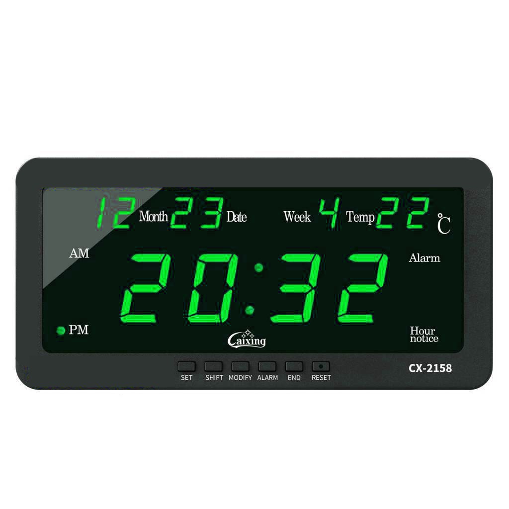 นาฬิกาดิจิตอล-led-digital-clock-รุ่น2158-นาฬิกาเสียบในรถ-มีสายสำหรับเสียบบนรถยนต์