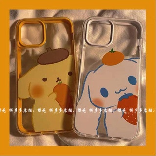 SANRIO Bibob | เคสโทรศัพท์มือถือ TPU นิ่ม ลายการ์ตูนโดราเอมอน พุดดิ้ง ซานริโอ้ สําหรับ IPhone 6P 6splus 7 8 SE 7P 8Plus X XS Xsmax 11 11Pro 11Promax iPhone13 12 Pro Max