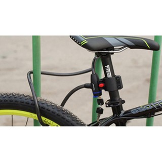 QIXINGBAO BIKE BICYCLE SECURITY LOCK ล็อกจักรยานแบบสลิงยึดใต้อาน สลิงล๊อกจักรยานนิรภัย แบบใช้กุญแจ สายล๊อกจักรยานกันหาย