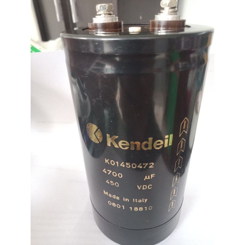 4700UF 450V C4700UF 450VDCแบบขันสกรู(แพ็ค1ตัว)คาปาซิเตอร์อย่างดี7.5x14 ...