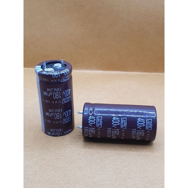 electrolytic-capacitor-ตัวเก็บประจุ-180uf-450v-ขาเขียว-ขาลวด