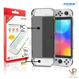 สินค้า [DOBE™] OLED Hybrid Crystal Case Nintendo Switch เคสใส นินเทนโด้สวิช ยี่ห้อ Dobe ของแท้100% ตรงรุ่น NS OLED