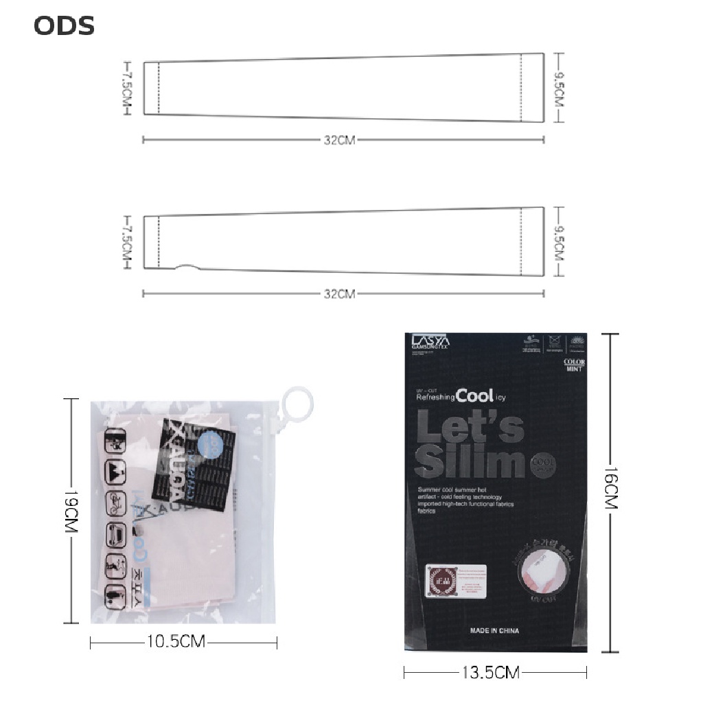 ods-ปลอกแขนระบายความร้อน-ป้องกันรังสียูวี-2-ชิ้น-สําหรับถุงมือ-วิ่ง-กอล์ฟ-ขับรถ-od