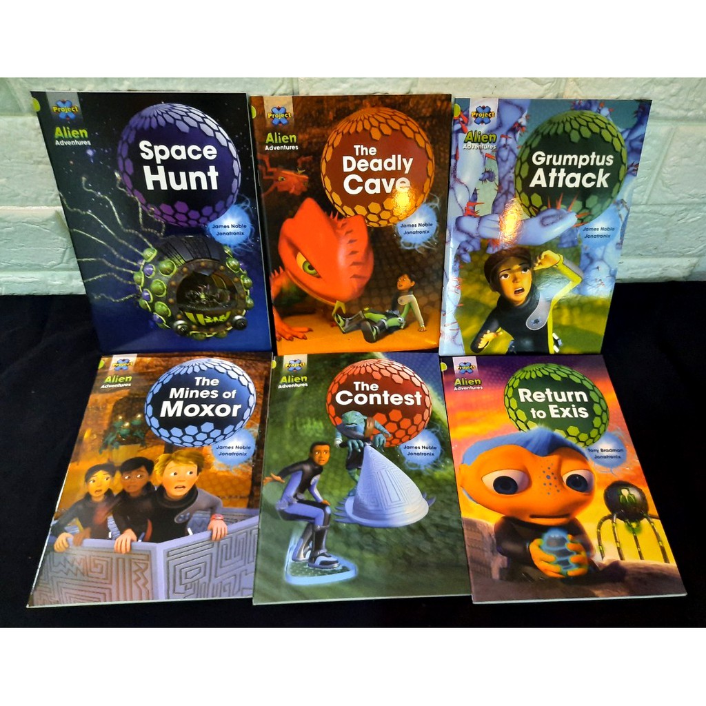 พร้อมส่ง* Project X Alien Adventures Oxford reading level 7-11