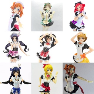 (แท้/มือ2) Furyu Love Live! Nico, Rin​,Kotori - A - Mo Gyutto "love" de Sekkinchuu! Figure maid ver. MAKI นิโกะ