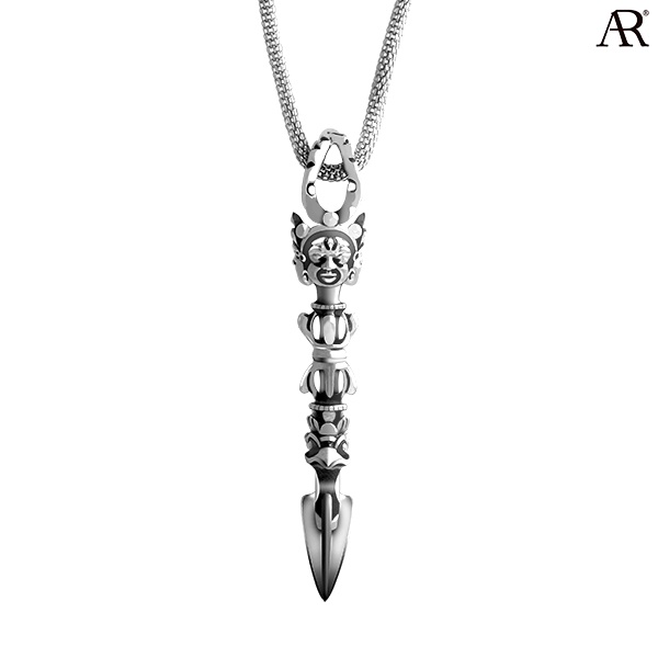 angelino-rufolo-pendant-ดีไซน์-god-lancer-จี้ห้อยคอ-stainless-steel-316l-สแตนเลสสตีล-คุณภาพเยี่ยม-สีเงิน