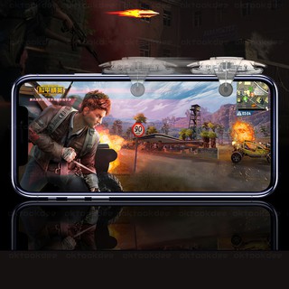ภาพขนาดย่อของภาพหน้าปกสินค้าM9 1คู่ จอยเล่นเกมมือถือแนว FPS Free Fire PUBG Apex Call of duty จากร้าน oktookdee บน Shopee ภาพที่ 6