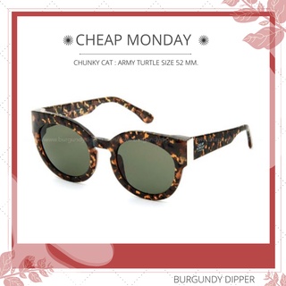 แว่นกันแดด CHEAP MONDAY CHUNKY CAT : ARMY TURTLE SIZE 52 MM.