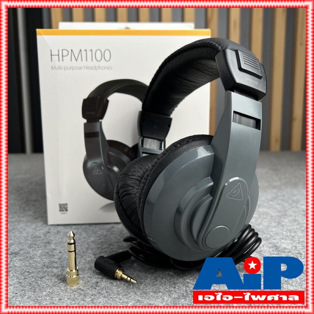 behringer-hpm-1100-bk-หูฟัง-หูฟังครอบ-หูฟังสตูดิโอ-headphone-hpm1100-bk-hpm-1100-bk-เอไอ-ไพศาล