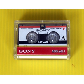 สินค้า ตลับเทปใหม่ sony microcassette MC-60  เทปคาสเซท