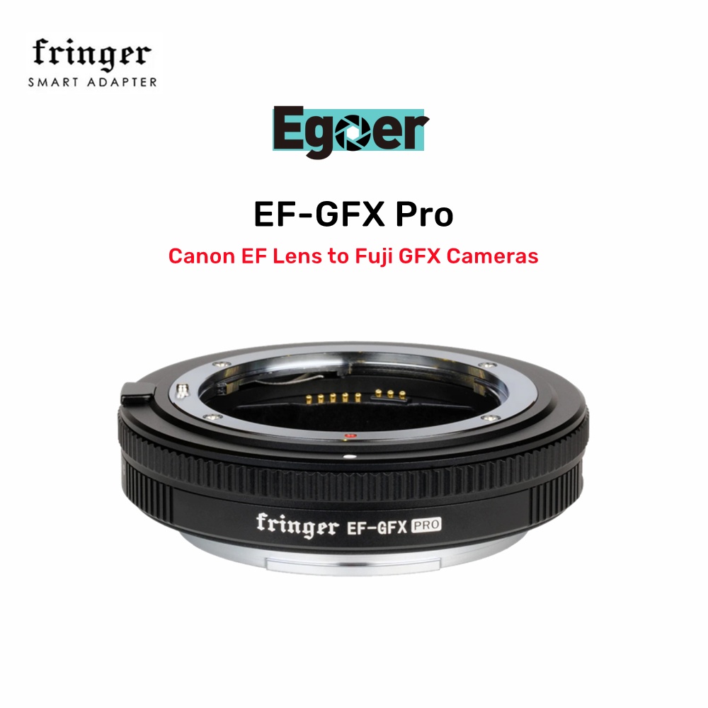 ภาพหน้าปกสินค้าFringer EF-GFX Pro ออโต้โฟกัสเลนส์อะแดปเตอร์สำหรับเลนส์ Canon EF ถึง Fujifilm GFX100 GFX100S GFX50S GFX50S II GFX50R กล้อง จากร้าน egoer.th บน Shopee