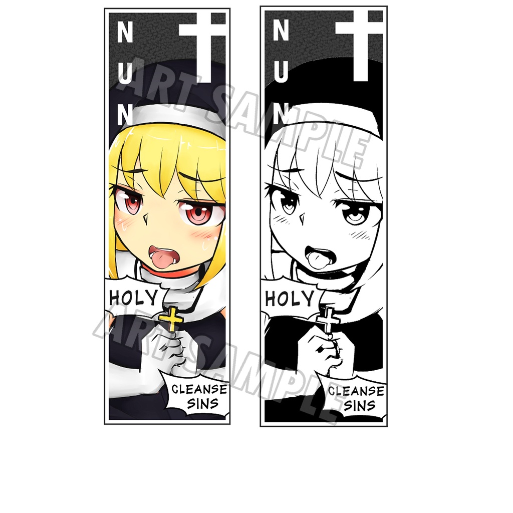 ราคาและรีวิวAnime สติ๊กเกอร์ 2 ชิ้น Nun SNA012 สติกเกอร์ ติดรถ อนิเมะ Sticker สติ๊กเกอร์อนิเมะ Anime Sticker