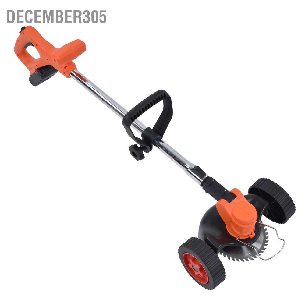 december305-grass-trimmer-powerful-lightweight-3000mah-retractable-handle-electric-lawn-mower-wide-voltage-for-yard-garden-100-240v