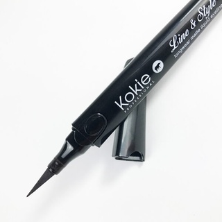 Kokie Cosmetics Line &amp; Style Liquid Eyeliner อายไลเนอร์สีดำสนิท