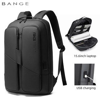 BANGE™ BG7238 : Unique yet stylish laptop backpack with external USB-A/micro USB charging port