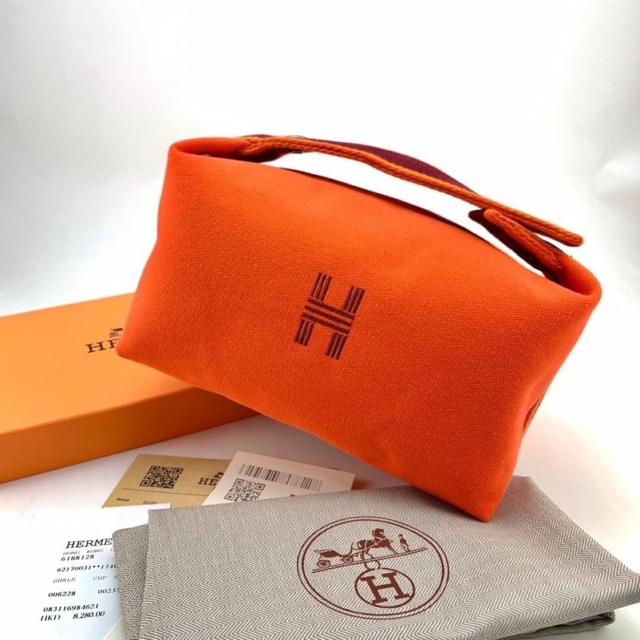 Hermes 2024 canvas pouch