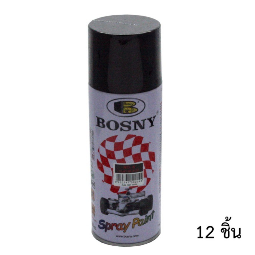 bosny-สีสเปรย์-อะครีลิค-สีดำด้าน-4-12กระป๋อง