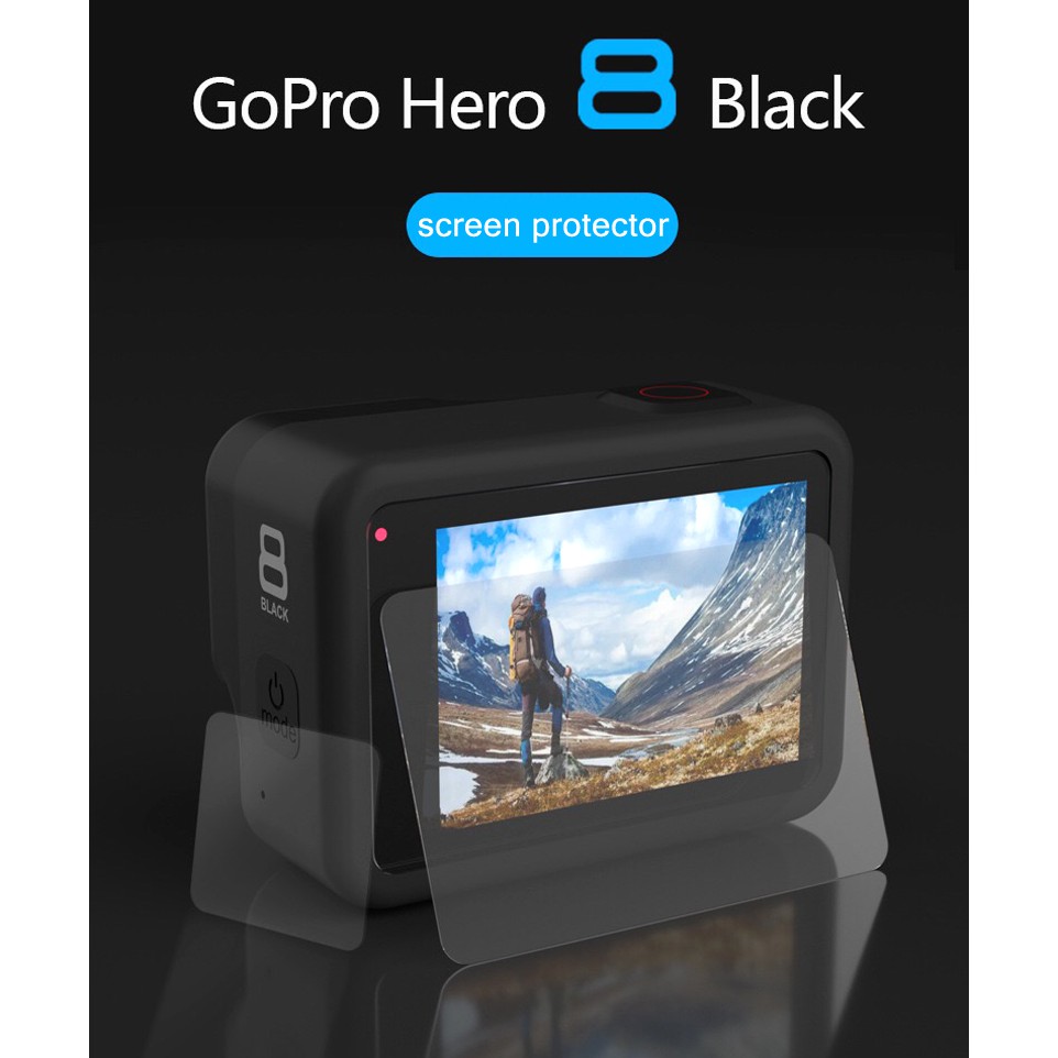 ภาพหน้าปกสินค้าฟิล์มกันรอย Film(เลนส์หน้าและหน้าจอด้านหลังและฟิล์มหน้าจอด้านหน้า*2)สำหรับ GoPro Hero 8/Screen Protector Film for Hero 8 จากร้าน witcamera1688 บน Shopee