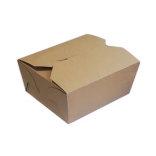 กล่องกระดาษใส่อาหาร เคลือบ PE ขนาด 15x17x8 ซม. (40 ใบ) FP0008_INH101