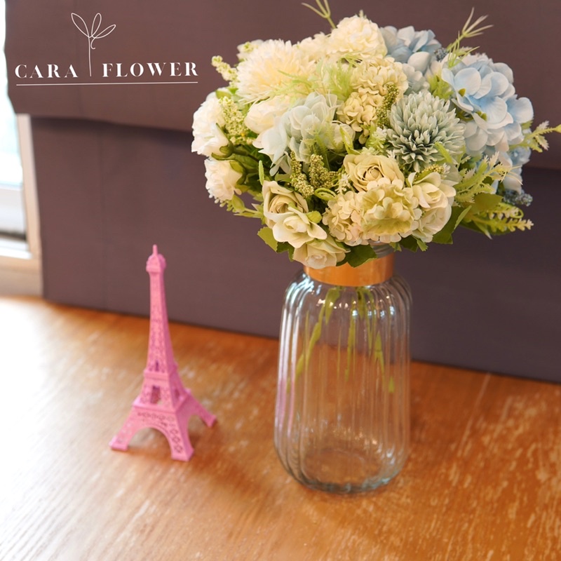 bouquet-ช่อดอกไม้ปลอม-บูเก้ช่อสั้น-ดอกไม้ปลอม-พร๊อพถ่ายรุป-b03-พร้อมส่ง