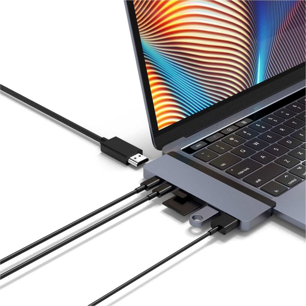 Hyper รุ่น HyperDrive DUO 7-in-2 Hub - USB-C อุปกรณ์เชื่อมต่อสำหรับ ...
