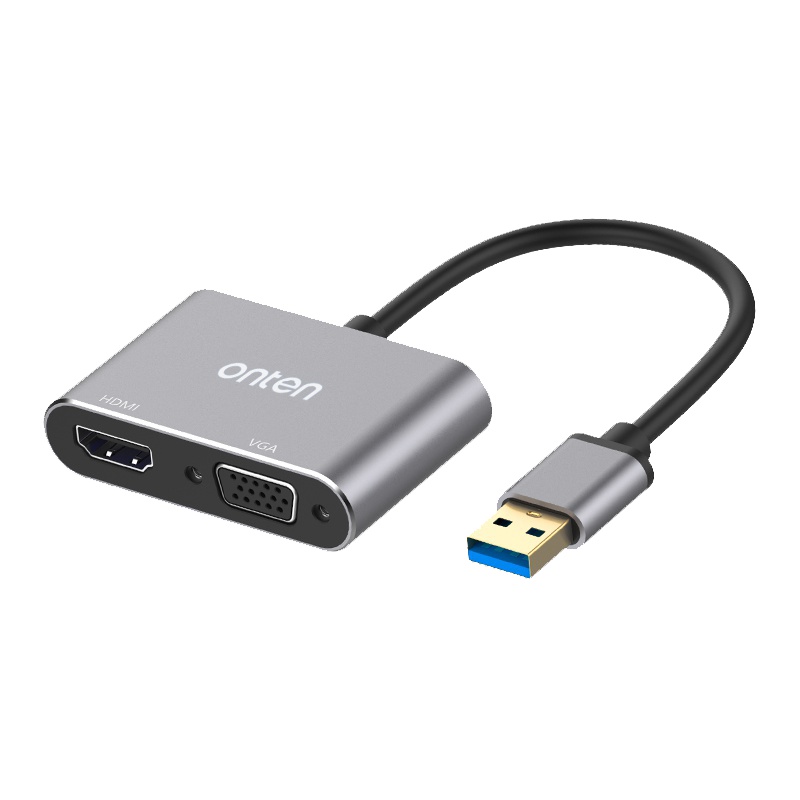 ONTEN OTN5201B Converter USB 3.0 TO HDMI + VGA Shopee Thailand
