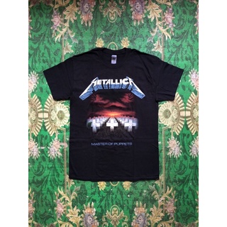 ผ้าฝ้าย 100%🎸METALLICA เสื้อวง Metallica สินค้านำเข้า ลิขสิทธิ์แท้S-3XL