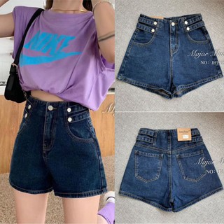 JH1772#ยีนส์ขาสั้นแต่งเอว มีS-XL#jeans house