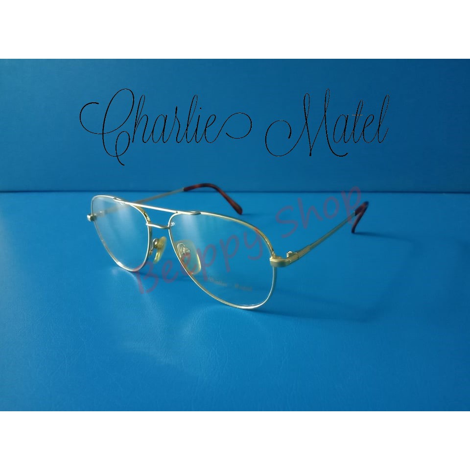 แว่นตา-charlie-matel-รุ่น-6115-แว่นตากันแดด-แว่นตาวินเทจ-แฟนชั่น-แว่นตาผู้ชาย-แว่นตาวัยรุ่น-ของแท้
