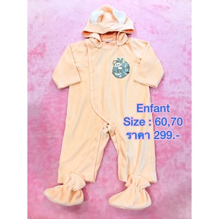 พร้อมส่ง ❗️❗️ชุดรอมเปอร์ Enfant S60,70 ลายน้องลิง