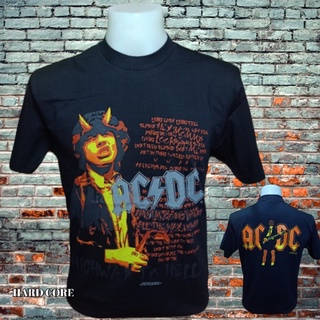 เสื้อวง AC DC วงร็อค ไม่มีตะเข็บข้าง คอฟิต ป้ายUSA เสื้อร็อค เสื้อผ้าผู้ชาย เสื้อทัวร์ วงดนตรีร็อคต่างประเทศ