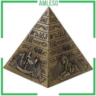 [Amleso] โมเดลฟิกเกอร์โลหะรูปพีระมิดอียิปต์ขนาดเล็ก 10 ซม
