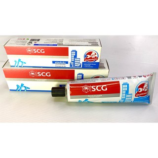 SCG (ตราช้าง) กาวทาท่อชนิดเข้มข้นแบบหลอด น้ำยาประสานท่อ PVCขนาด 40-125 กรัม