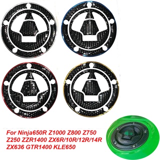 สติกเกอร์ติดฝาถังน้ํามันรถจักรยานยนต์ สําหรับ Kawasaki Z1000 Z800 Z750 Z250 ZX6R ZX12R ZX10R ZX14R ZX636 ZZR1400 GTR1400